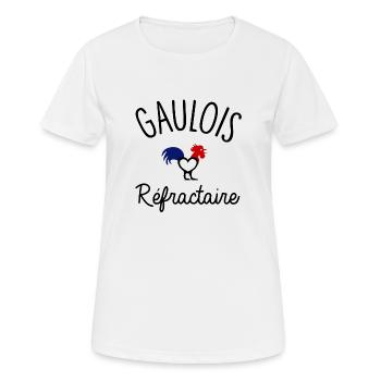76EBEC1E 0169 460B 96BA EB78493A650D - T-shirt respirant Femme - blanc - Devant - AI Model Female 172 dark (172cm)