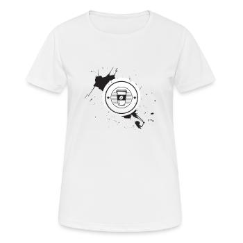 kaffee - Frauen T-Shirt atmungsaktiv - Weiß - Vorne - AI Model Female 172 dark (172cm)