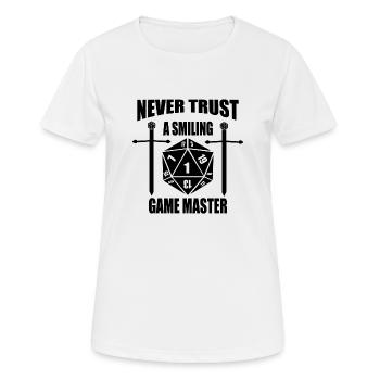 Game master jeu de plateau nerd Geek cadeau - T-shirt respirant Femme - blanc - Devant - AI Model Female 172 dark (172cm)