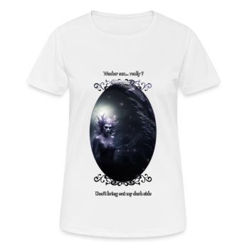 Dark mermaid - T-shirt respirant Femme - blanc - Devant - AI Model Female 172 dark (172cm)