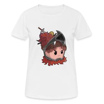 Knight Cupcake - Frauen T-Shirt atmungsaktiv - Weiß - Vorne - AI Model Female 172 dark (172cm)