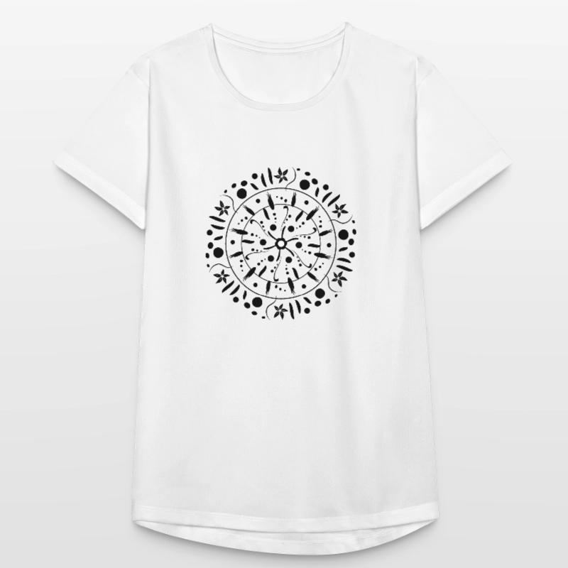 Grain Circle Pattern Gift Idea Women's Breathable T-Shirt