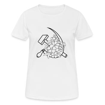 URSS - T-shirt respirant Femme - blanc - Devant - AI Model Female 172 dark (172cm)