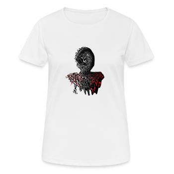 Spiral-Monster - Frauen T-Shirt atmungsaktiv - Weiß - Vorne - AI Model Female 172 dark (172cm)