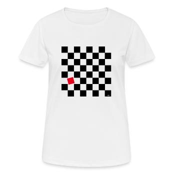 SKA RED - Women's Breathable T-Shirt - white - Front - AI Model Female 172 dark (172cm)