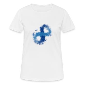 Infinity splash - T-shirt respirant Femme - blanc - Devant - AI Model Female 172 dark (172cm)