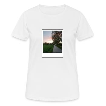 Photo - T-shirt respirant Femme - blanc - Devant - AI Model Female 172 dark (172cm)