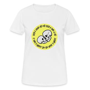 Such a kiss - Women's Breathable T-Shirt - white - Front - AI Model Female 172 dark (172cm)