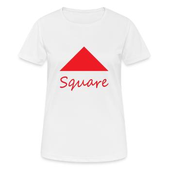 Wrong Square Shape - Women's Breathable T-Shirt - white - Front - AI Model Female 172 dark (172cm)