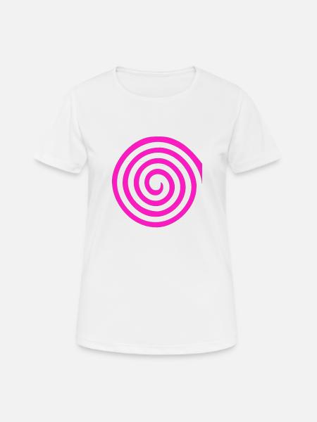 spiral - Women's Breathable T-Shirt - white