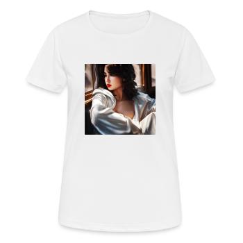 Lady - Women's Breathable T-Shirt - white - Front - AI Model Female 172 dark (172cm)