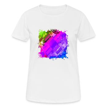 Hip Hop Rap DJ - Frauen T-Shirt atmungsaktiv - Weiß - Vorne - AI Model Female 172 dark (172cm)