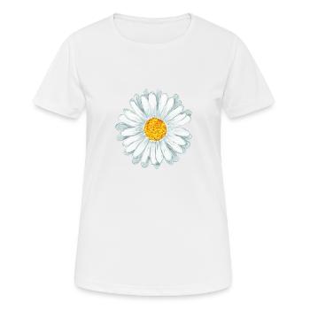 daisy - Women's Breathable T-Shirt - white - Front - AI Model Female 172 dark (172cm)