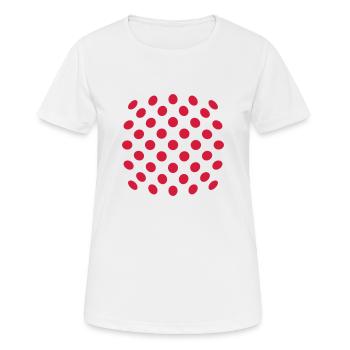 Erbsen - anpassbar - Frauen T-Shirt atmungsaktiv - Weiß - Vorne - AI Model Female 172 dark (172cm)