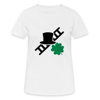 Schornsteinfeger - Frauen T-Shirt atmungsaktiv - Weiß - Vorne - AI Model Female 172 dark (172cm)