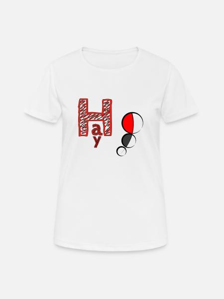 cool message - Women's Breathable T-Shirt - white