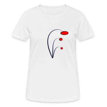 fantasy flower - Women's Breathable T-Shirt - white - Front - AI Model Female 172 dark (172cm)