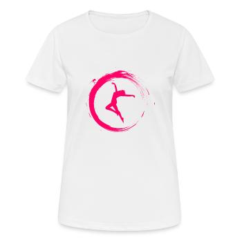 Souris danse danse - T-shirt respirant Femme - blanc - Devant - AI Model Female 172 dark (172cm)