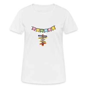 summersun - Women's Breathable T-Shirt - white - Front - AI Model Female 172 dark (172cm)