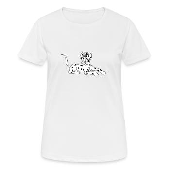 dalmatien - T-shirt respirant Femme - blanc - Devant - AI Model Female 172 dark (172cm)