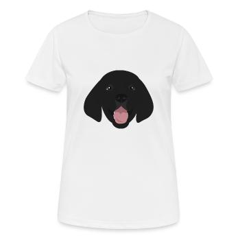 Labrador - Frauen T-Shirt atmungsaktiv - Weiß - Vorne - AI Model Female 172 dark (172cm)