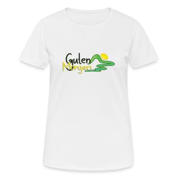 Guten Morgen - Frauen T-Shirt atmungsaktiv - Weiß - Vorne - AI Model Female 172 dark (172cm)