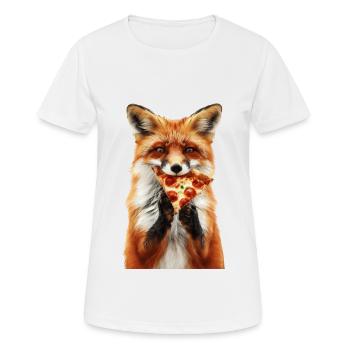 Fuchs - Frauen T-Shirt atmungsaktiv - Weiß - Vorne - AI Model Female 172 dark (172cm)