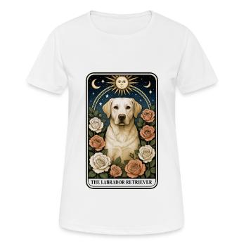 Labrador Retriever - Frauen T-Shirt atmungsaktiv - Weiß - Vorne - AI Model Female 172 dark (172cm)