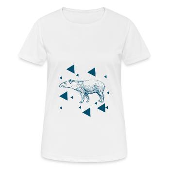 Coati - Proboscis - Zoo animal - Animal lover - Women's Breathable T-Shirt - white - Front - AI Model Female 172 dark (172cm)