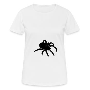 Spinne - Frauen T-Shirt atmungsaktiv - Weiß - Vorne - AI Model Female 172 dark (172cm)