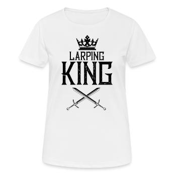 Citation de jeu de rôle pour Larper et Larp - T-shirt respirant Femme - blanc - Devant - AI Model Female 172 dark (172cm)