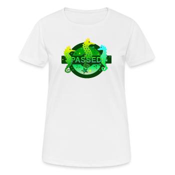 bestanden Schwimmer Schwimmerin - Frauen T-Shirt atmungsaktiv - Weiß - Vorne - AI Model Female 172 dark (172cm)