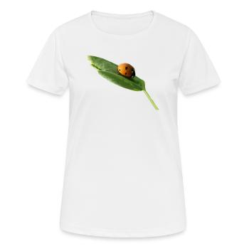 Glückskäferchen Marienkäfer ohne text - Frauen T-Shirt atmungsaktiv - Weiß - Vorne - AI Model Female 172 dark (172cm)