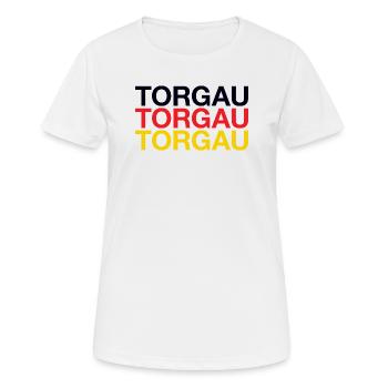 TORGAU - Women's Breathable T-Shirt - white - Front - AI Model Female 172 dark (172cm)