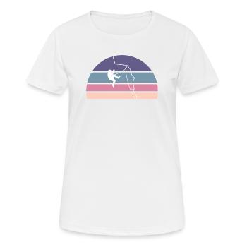Sturz ins Leere - Frauen T-Shirt atmungsaktiv - Weiß - Vorne - AI Model Female 172 dark (172cm)