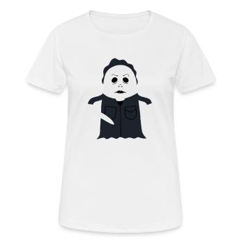 Michael Booyers - Frauen T-Shirt atmungsaktiv - Weiß - Vorne - AI Model Female 172 dark (172cm)