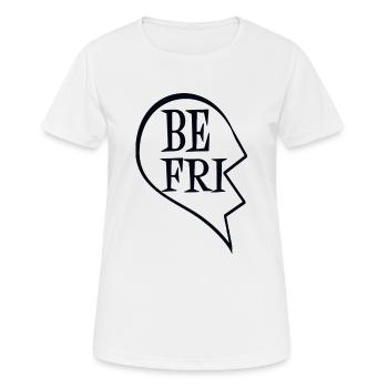 Amitié - T-shirt respirant Femme - blanc - Devant - AI Model Female 172 dark (172cm)