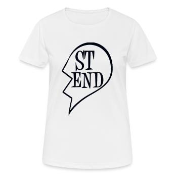 Freundschaft - Frauen T-Shirt atmungsaktiv - Weiß - Vorne - AI Model Female 172 dark (172cm)