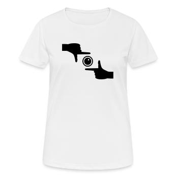 Photo - T-shirt respirant Femme - blanc - Devant - AI Model Female 172 dark (172cm)