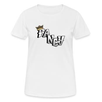 Fantaisie/Élégant - T-shirt respirant Femme - blanc - Devant - AI Model Female 172 dark (172cm)