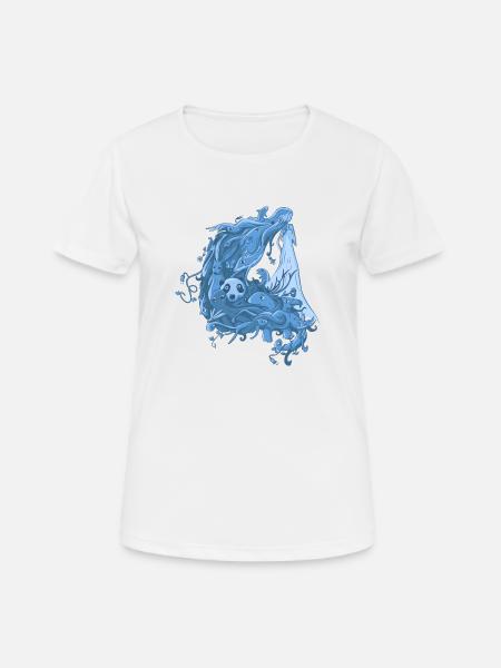 Mother Nature - Women's Breathable T-Shirt - white