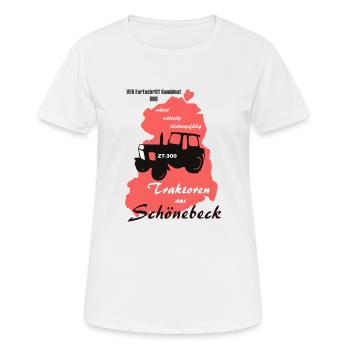 VEB Kombinat Fortschritt - T-shirt respirant Femme - blanc - Devant - AI Model Female 172 dark (172cm)