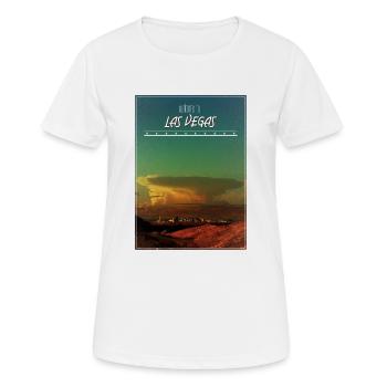 Las Vegas - Women's Breathable T-Shirt - white - Front - AI Model Female 172 dark (172cm)