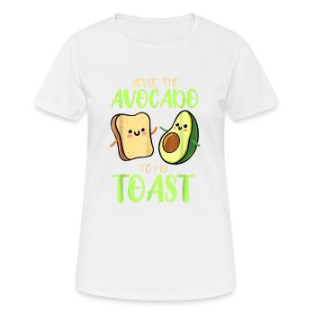Avocado Trend 2021 - Youre the Avocado to my Toast - T-shirt respirant Femme - blanc - Devant - AI Model Female 172 dark (172cm)