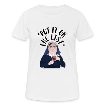 Derry Nordirland Schwester Michael - Frauen T-Shirt atmungsaktiv - Weiß - Vorne - AI Model Female 172 dark (172cm)