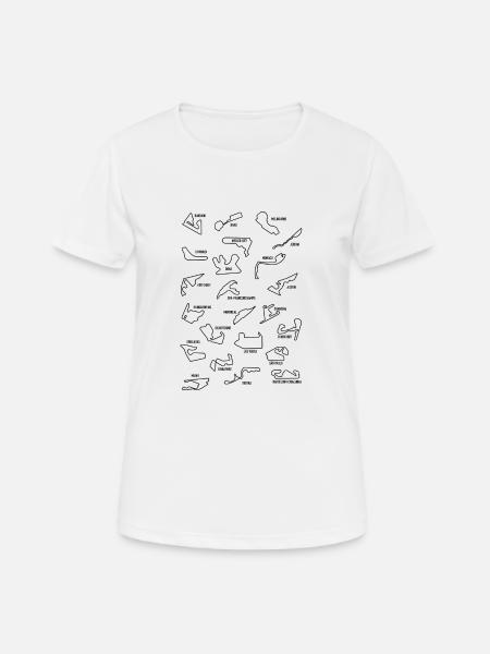 Circuits de - T-shirt respirant Femme - blanc