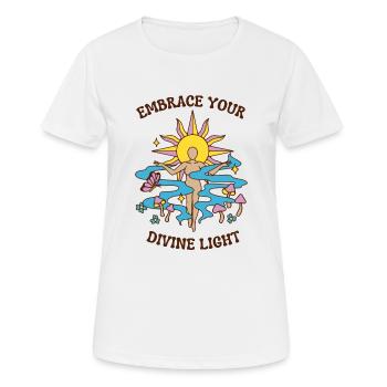 spiritual quote - Women's Breathable T-Shirt - white - Front - AI Model Female 172 dark (172cm)