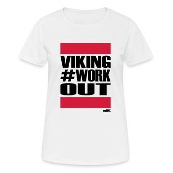 VIKING ENTRAINEMENT - T-shirt respirant Femme - blanc - Devant - AI Model Female 172 dark (172cm)