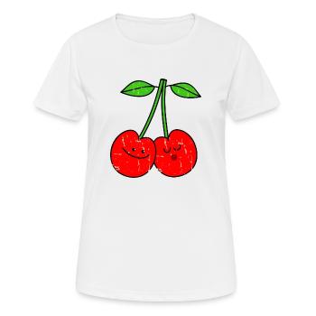 In love couple - Women's Breathable T-Shirt - white - Front - AI Model Female 172 dark (172cm)