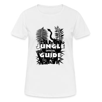 jungleguide blak - Women's Breathable T-Shirt - white - Front - AI Model Female 172 dark (172cm)